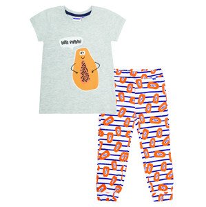 Dívčí pyžamo - Winkiki WKG 01761 - šedá/ barevné kalhoty Barva: Šedá, Velikost: 116