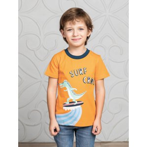 Chlapecké tričko - WINKIKI WKB 01705, oranžová Barva: Oranžová, Velikost: 116
