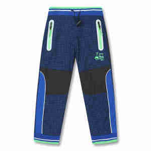 Chlapecké zateplené outdoorové kalhoty - KUGO C7870, modrá Barva: Modrá, Velikost: 80