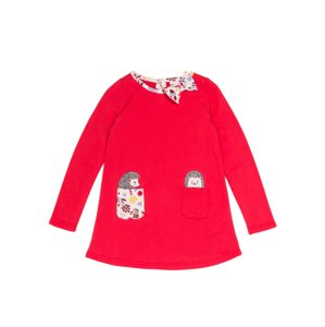 Dívčí šaty WINKIKI WKG82132, vel.98-122 Barva: Červená, Velikost: 98